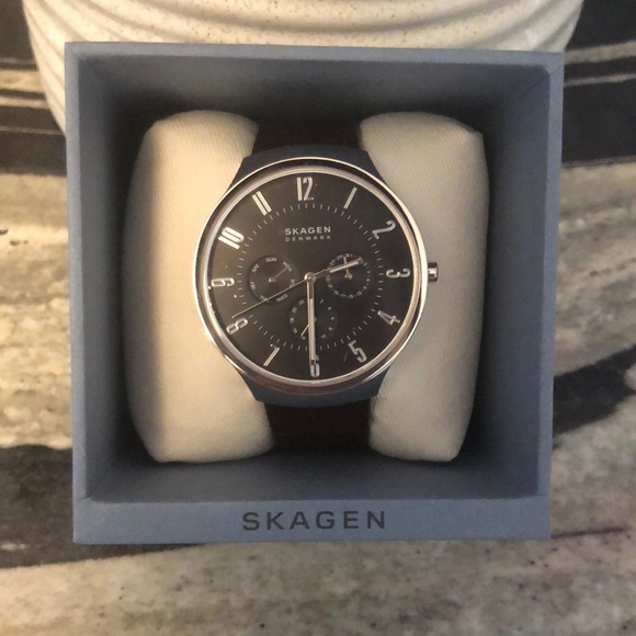Skagen Other - Skagen Men’s Watch Grenen Leather